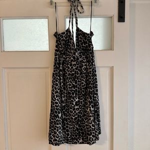 Leopard print dress